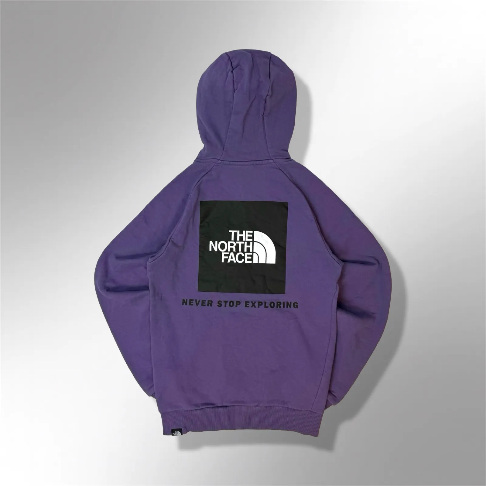 The North Face Raglan Red Box Hoodie - Vintage Vibes LLC SPC