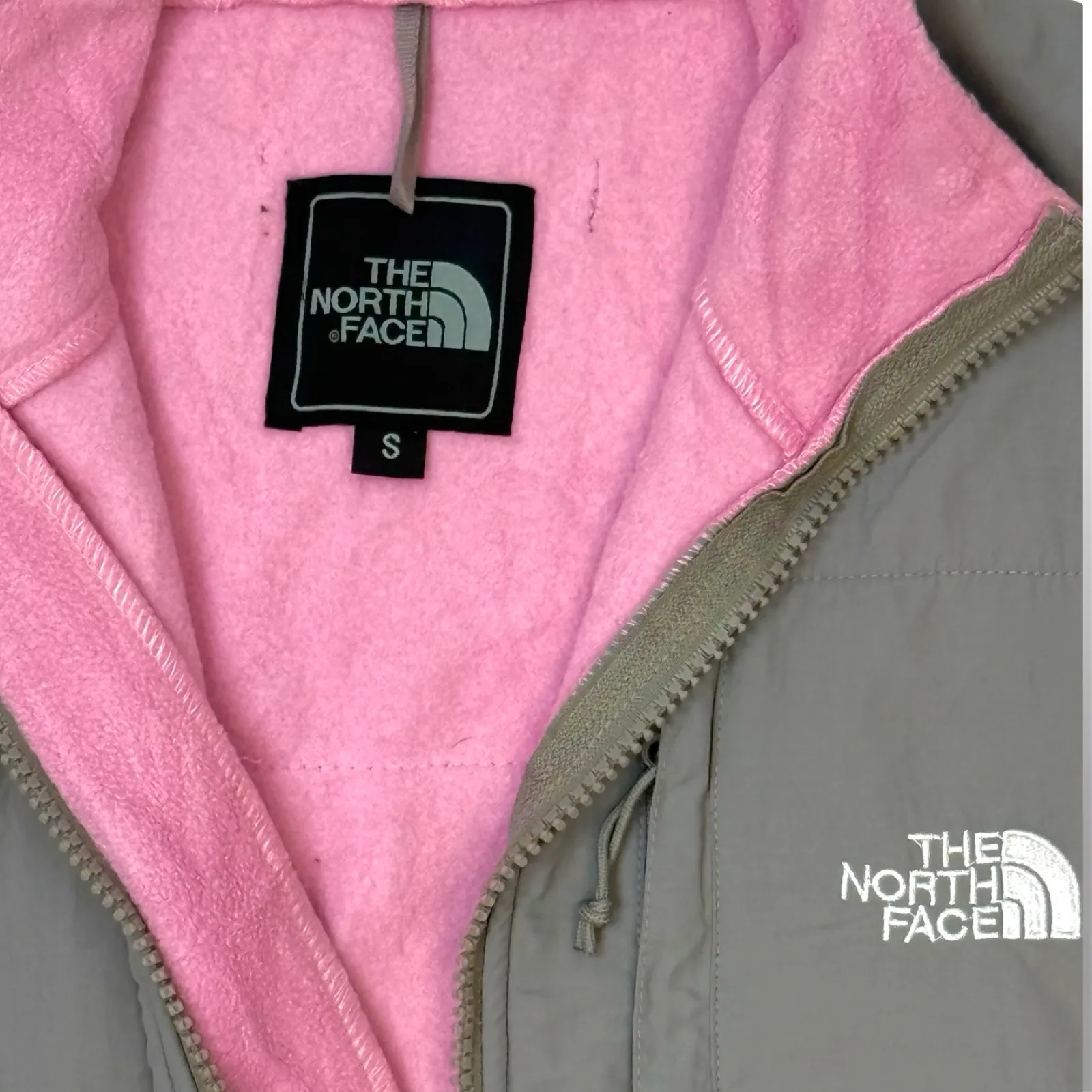 Rare Vintage The North Face Denali Fleece Pink Full Zip - Image 3